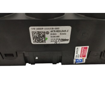 Recambio de mando calefaccion / aire acondicionado para volkswagen polo (6c1) 1.0 referencia OEM IAM 6C0820045C  