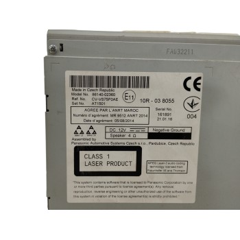 Recambio de sistema navegacion gps para toyota auris touring sports (e18) 1.8 16v cat (híbrido) referencia OEM IAM 8614002360 CV