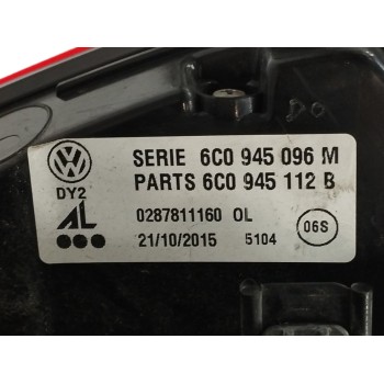 Recambio de piloto trasero derecho para volkswagen polo (6c1) 1.0 referencia OEM IAM 6C0945096M OBSERVAR FOTO 