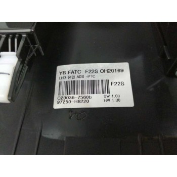 Recambio de mando climatizador para kia stonic (yb) 1.0 t-gdi referencia OEM IAM 97250H8220  