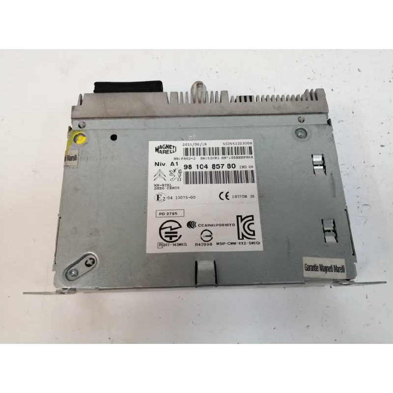 Recambio de sistema audio / radio cd para citroën c4 picasso ii 1.6 bluehdi 120 referencia OEM IAM 9810485780  