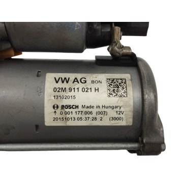 Recambio de motor arranque para volkswagen polo (6c1) 1.0 referencia OEM IAM 02M911021H 0001177006 
