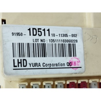 Recambio de caja reles / fusibles para kia carens (un) 1.6 crdi cat referencia OEM IAM 919501D511  
