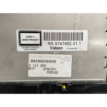 Recambio de sistema audio / radio cd para bmw serie 3 coupe (e92) 325d referencia OEM IAM 9141682  