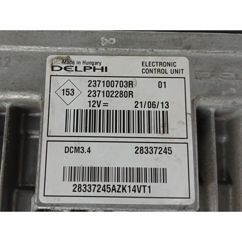 CENTRALITA MOTOR UCE 237102280R