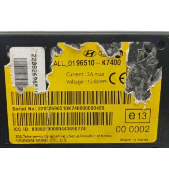Recambio de modulo electronico para hyundai i10 (ac3) 1.2 16v cat referencia OEM IAM 96510K7400  