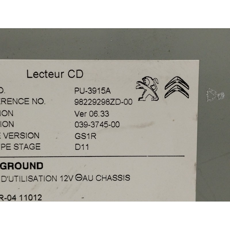 SISTEMA AUDIO / RADIO CD