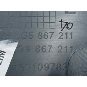 Recambio de guarnecido puerta trasera izquierda para volkswagen passat b8 (3g2, cb2) 1.4 tsi 150 cv referencia OEM IAM 3G5867211