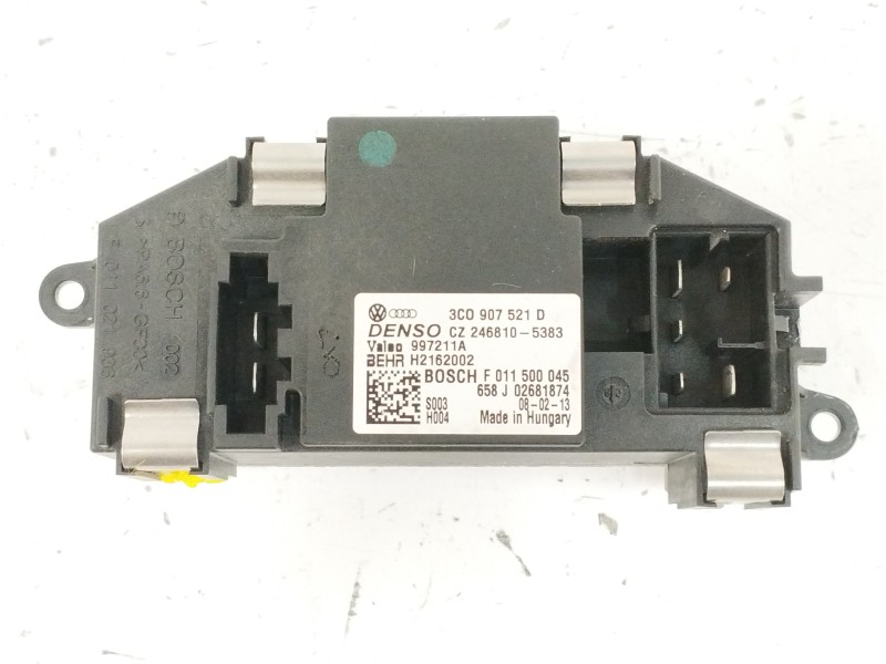 Recambio de resistencia calefaccion para volkswagen passat berlina (3c2) 2.0 tdi referencia OEM IAM 3C0907521D CZ268105383 