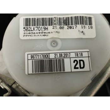 Recambio de cinturon seguridad trasero derecho para citroën c4 grand picasso 1.6 thp referencia OEM IAM 96771179XX  