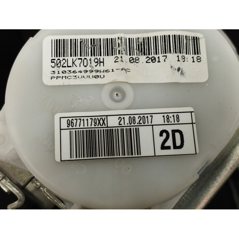 CINTURON SEGURIDAD TRASERO DERECHO