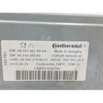 Recambio de modulo electronico para citroën c4 picasso 1.6 blue-hdi fap referencia OEM IAM 9802096780  