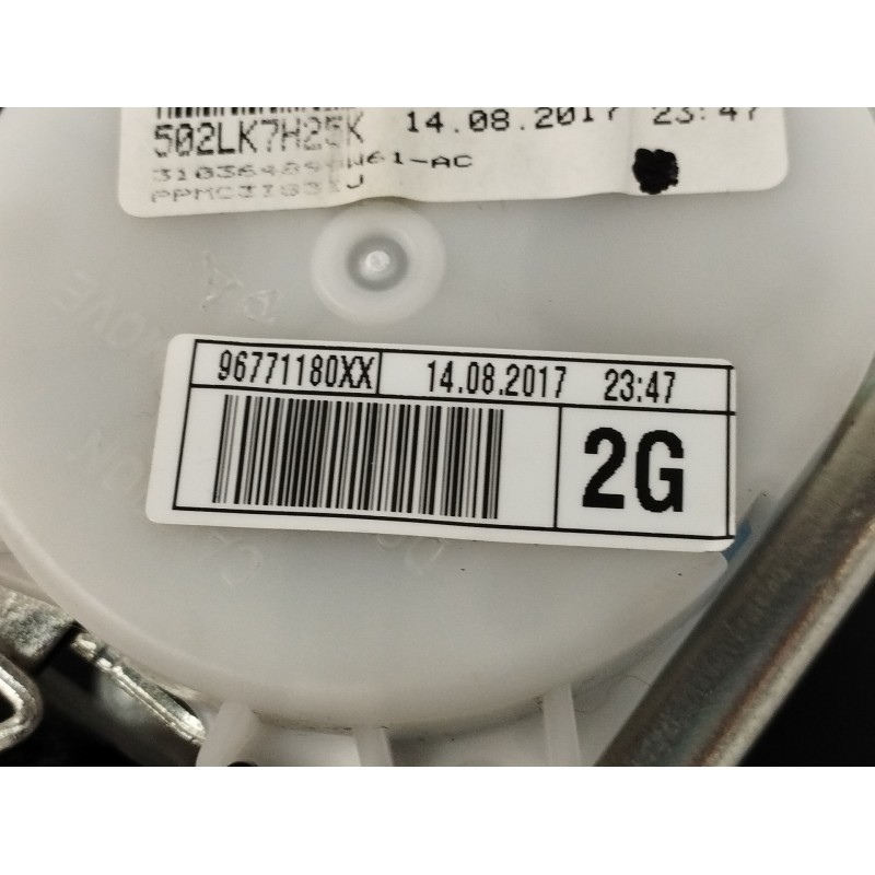 CINTURON SEGURIDAD TRASERO IZQUIERDO