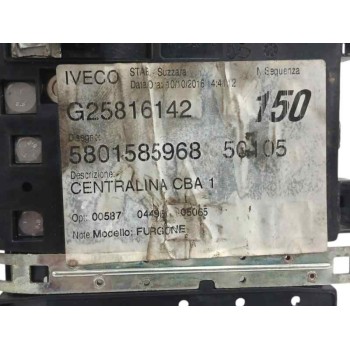 Recambio de caja reles / fusibles para iveco daily furgón 2.3 diesel referencia OEM IAM 5801585968  