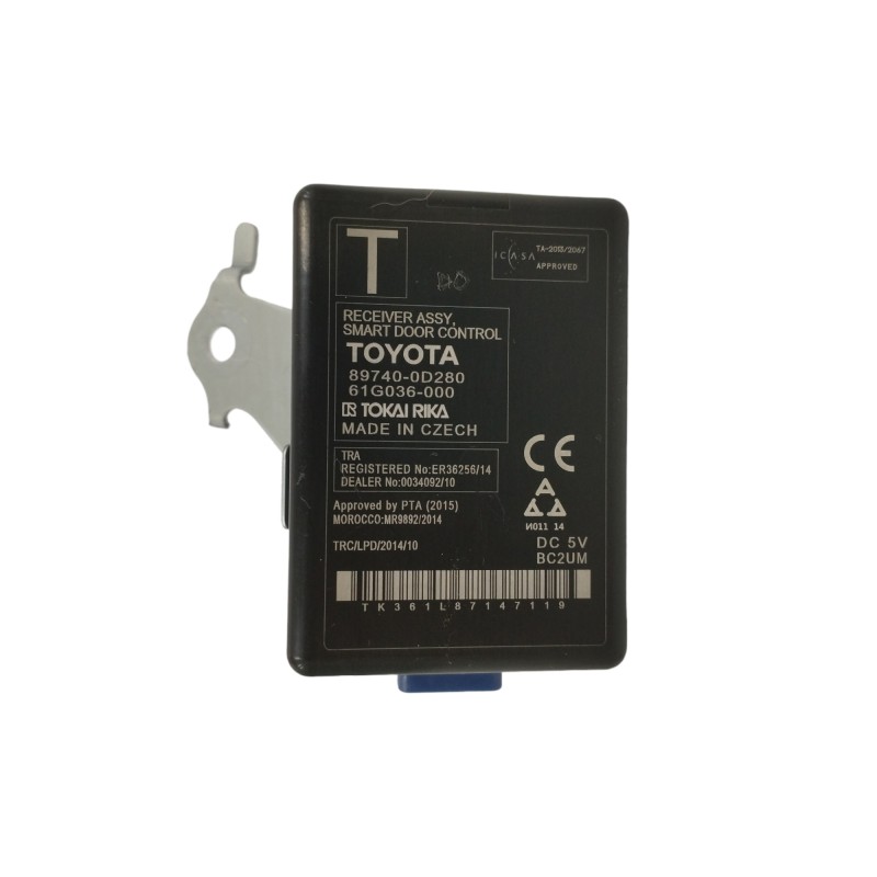 Recambio de modulo electronico para toyota yaris (_p13_) 1.5 hybrid (nhp130_) referencia OEM IAM 897400D280  
