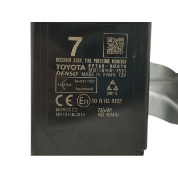 Recambio de modulo electronico para toyota yaris (_p13_) 1.5 hybrid (nhp130_) referencia OEM IAM 897600D070  