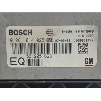 Recambio de centralita motor uce para opel astra h berlina 1.9 cdti referencia OEM IAM 55205623 0281014025 