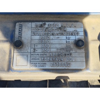 Recambio de carroceria corte para fiat punto berlina (188) 1.2 cat referencia OEM IAM   