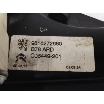 Recambio de elevalunas trasero derecho para citroën c4 grand picasso 1.6 thp referencia OEM IAM 9816272680  