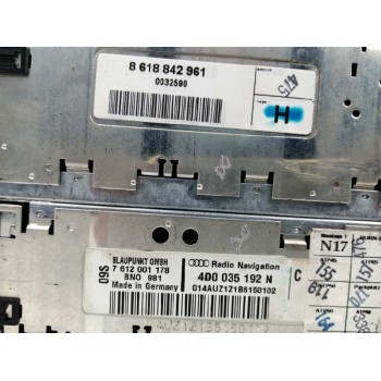 Recambio de sistema navegacion gps para audi a8 (d2) 4.2 quattro referencia OEM IAM 4D0035192N 7612001178 