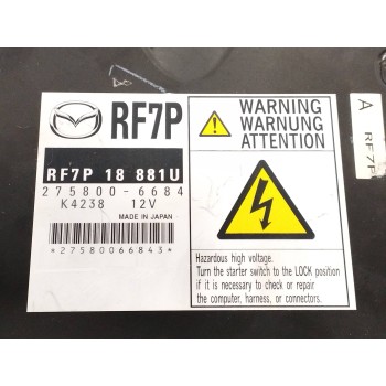 Recambio de centralita motor uce para mazda 5 berl. (cr) 2.0 diesel cat referencia OEM IAM RF7P18881U 2758006684 K4238