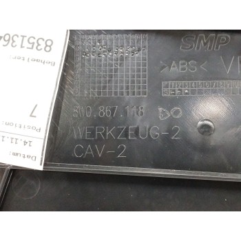 Recambio de guarnecido puerta delantera derecha para audi a4 avant (8w5) 2.0 16v tdi referencia OEM IAM 8W0867118 NEGRO 