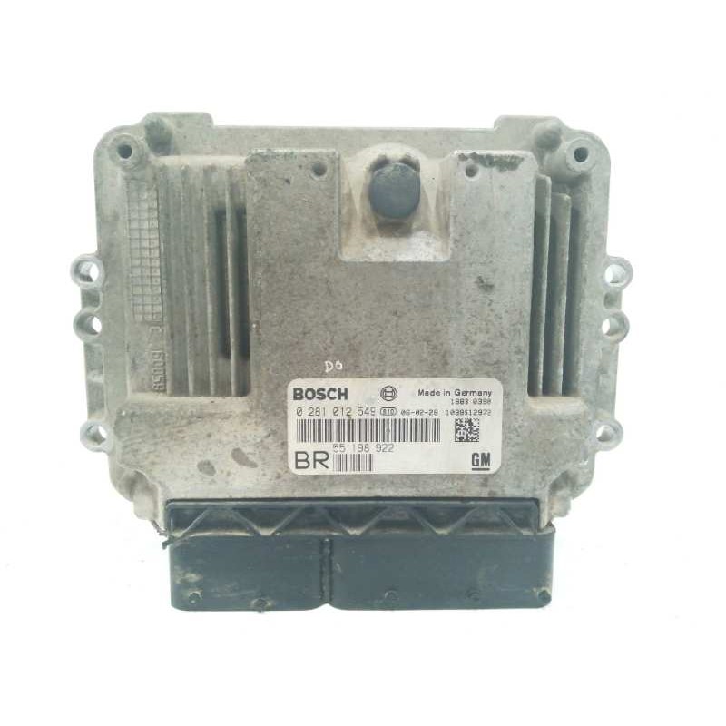 Recambio de centralita motor uce para opel zafira b 1.9 cdti referencia OEM IAM 55198922 0281012549 