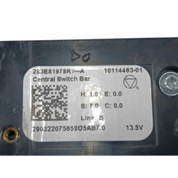 Recambio de mando climatizador para renault megane e-tech suv ev60 referencia OEM IAM 283E81978R  