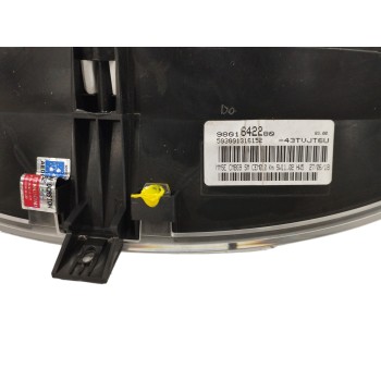 Recambio de cuadro instrumentos para peugeot partner kombi 1.6 blue-hdi fap referencia OEM IAM 9801642280  