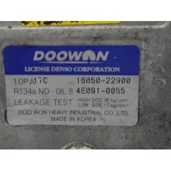 Recambio de compresor aire acondicionado para kia cerato 2.0 turbodiesel cat referencia OEM IAM 1605022900 4E0910055 