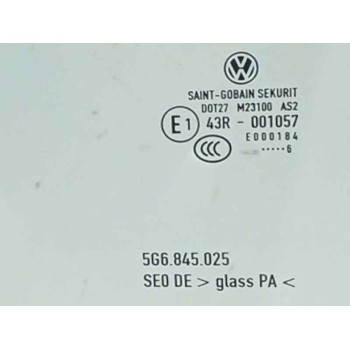 Recambio de luna trasera izquierda para volkswagen golf vii lim. 1.6 16v tdi dpf referencia OEM IAM 5G6845025  