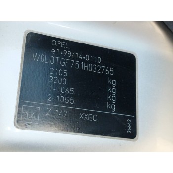 Recambio de carroceria corte para opel zafira a 2.0 dti referencia OEM IAM   