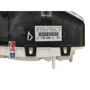 Recambio de cuadro instrumentos para peugeot 208 1.6 blue-hdi fap referencia OEM IAM 9813848980  