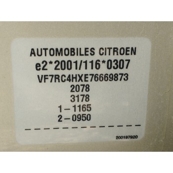 Recambio de carroceria corte para citroën c5 berlina 2.2 hdi fap cat (4hx / dw12ed4) referencia OEM IAM   