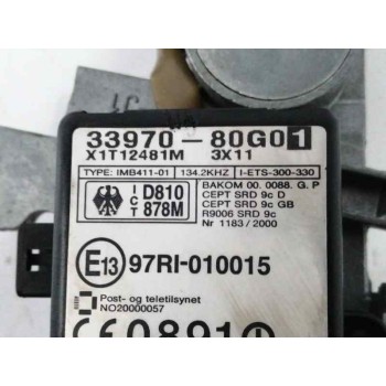 Recambio de antirrobo para suzuki alto rf 410 (ff) 1.1 16v cat referencia OEM IAM 3397080G01  