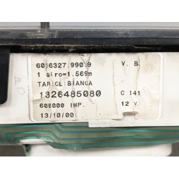 Recambio de cuadro instrumentos para fiat ducato caja cerrada 14 (desde 03.94) 2.8 jtd cat referencia OEM IAM 1326485080  