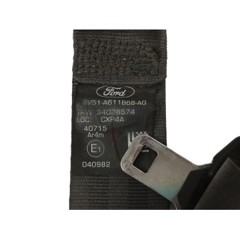 Recambio de cinturon seguridad trasero derecho para ford fiesta (cb1) 1.25 16v cat referencia OEM IAM 8V51A611B68AG  