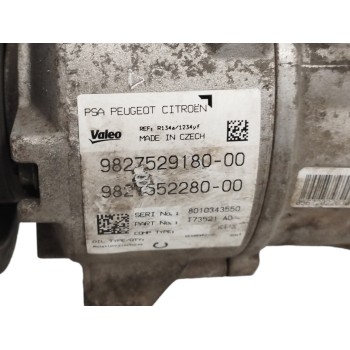 Recambio de compresor aire acondicionado para citroën c4 picasso 1.2 12v e-thp referencia OEM IAM 9827529180 9827552280 