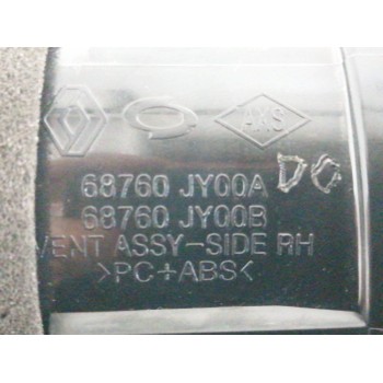 Recambio de rejilla aireadora para renault koleos 2.0 dci diesel fap referencia OEM IAM 68760JY00A LADO DERECHA 