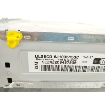 Recambio de sistema audio / radio cd para seat ibiza (6j5) 1.6 tdi referencia OEM IAM 6J1035153C  