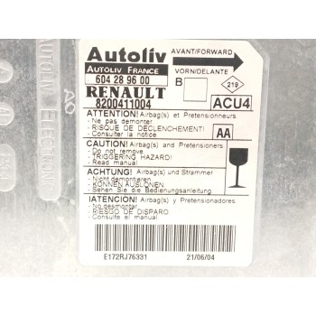 Recambio de centralita airbag para renault megane ii familiar 1.5 dci diesel referencia OEM IAM 8200411004 604289600 