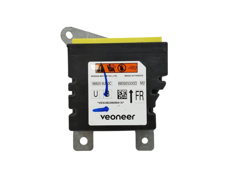 Recambio de centralita airbag para nissan qashqai iii (j12) (2021 - ...) 1.3 dig-t hibrido suave referencia OEM IAM 988206UA0C  