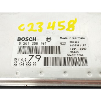 Recambio de centralita motor uce para peugeot 206 cc 1.6 16v cat referencia OEM IAM 9648482980 0261208101 
