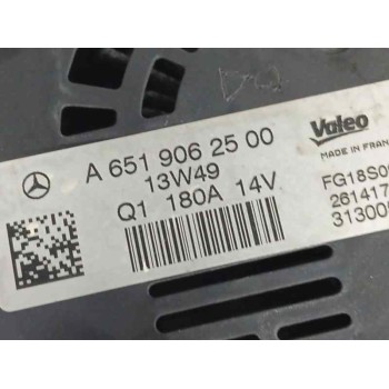 Recambio de alternador para infiniti q50 2.2 diesel cat referencia OEM IAM A6519062500 180A 