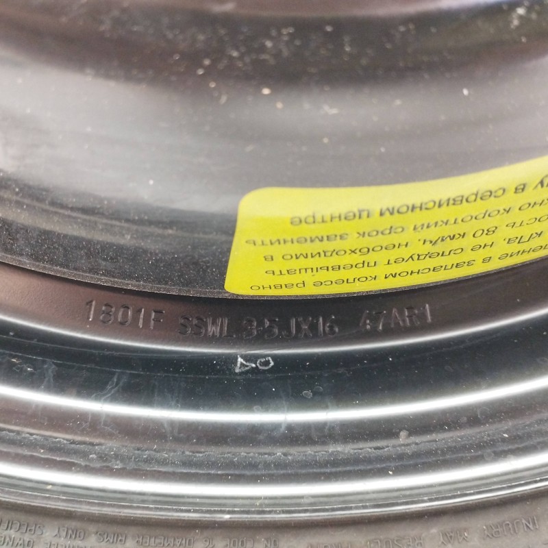 NEUMATICO REPUESTO 3 5JX16 ET10 4H 4X100