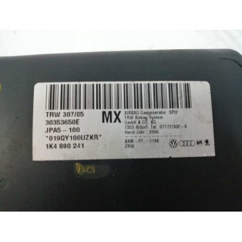 Recambio de airbag lateral delantero izquierdo para volkswagen jetta (1k2) trendline referencia OEM IAM 1K4880241  