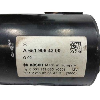 Recambio de motor arranque para infiniti q50 2.2 diesel cat referencia OEM IAM A6519064300 0001139085 