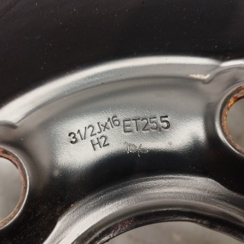 Recambio de neumatico repuesto para seat leon (1p1) 1.9 tdi referencia OEM IAM 1K0601027F 3,5JX16H2 ET25,5 