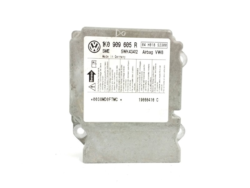 Recambio de centralita airbag para seat toledo (5p2) sport-up referencia OEM IAM 1K0909605R 5WK43412 
