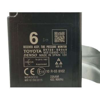Recambio de modulo electronico para toyota yaris 1.5 16v cat referencia OEM IAM 897600D060  